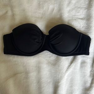 Victoria's Secret strappy bikini top black